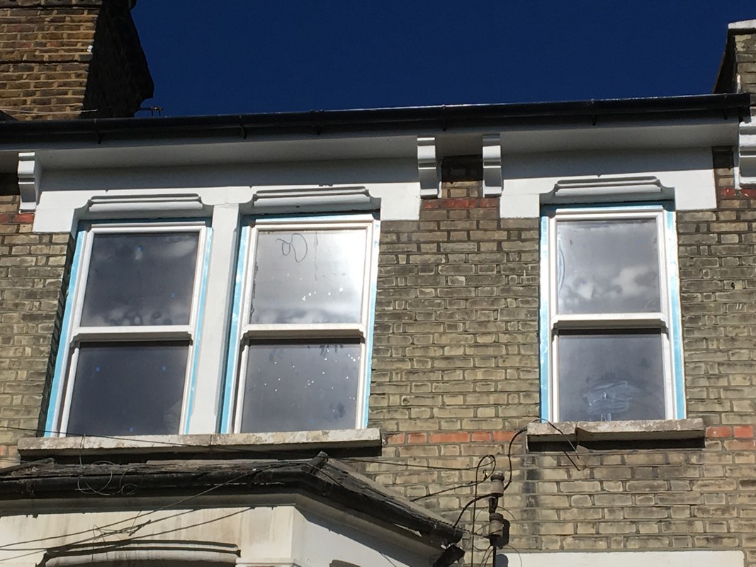 New uPVC sash windows fitted on Victorian terrace in Reading